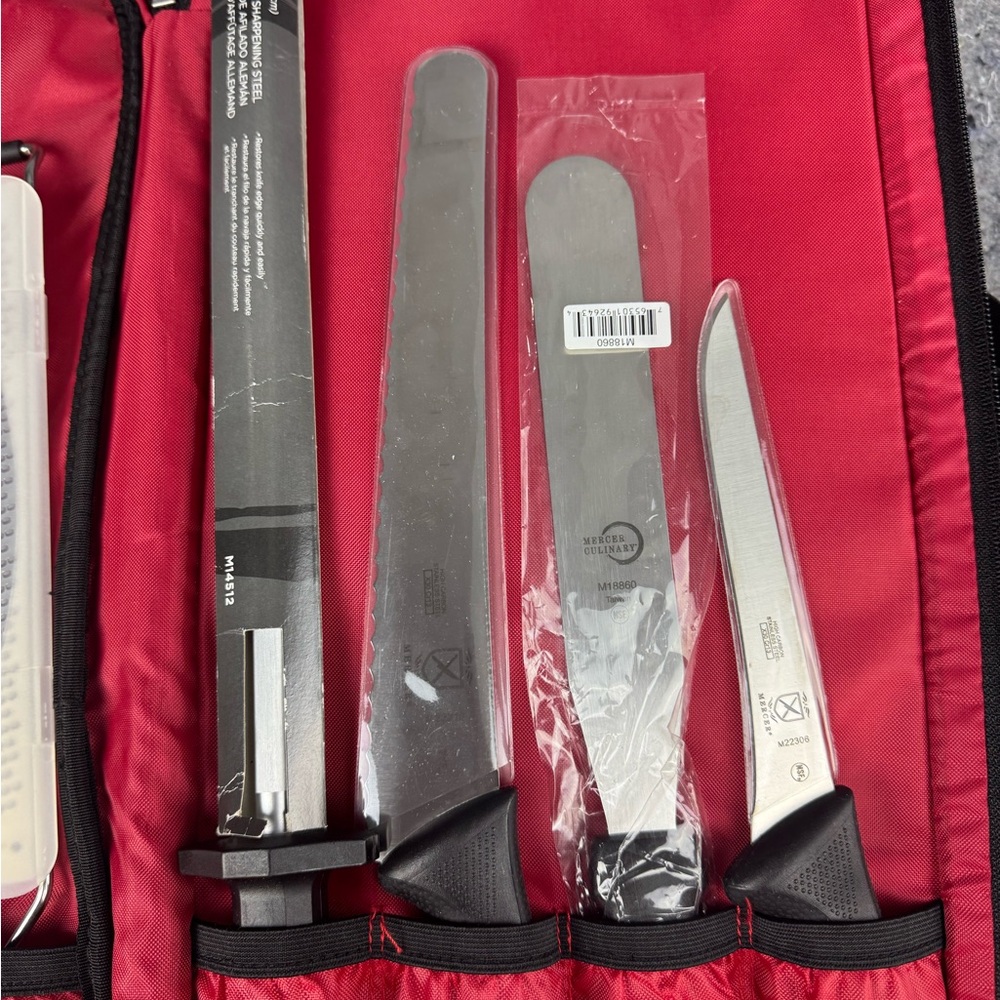 11 Piece Culinary Knife Kit plus case